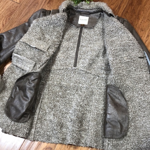 Ranchers Coat in Faux Suede & Sherpa Fleece - Picture 12 of 13